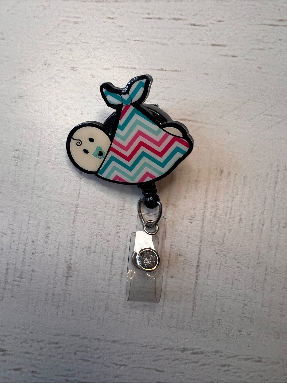 Baby Swaddle Chevron Badge Reel